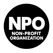 ＮＰＯを円でイメージして、正式な英語名称を記載