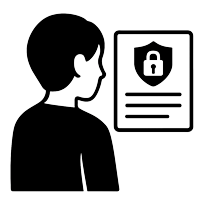 情報がセキュリティで守られているイメージ