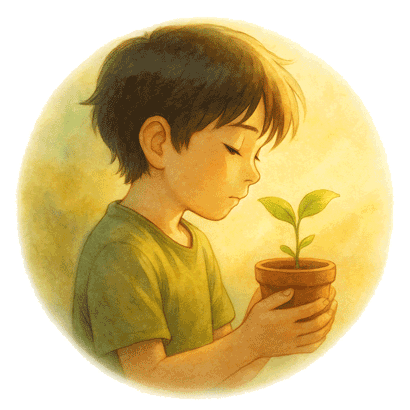 支援を象徴するイラスト