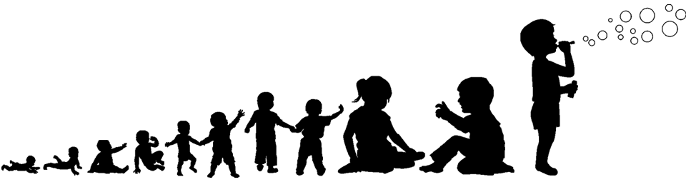 子どもの発達過程を表現する画像